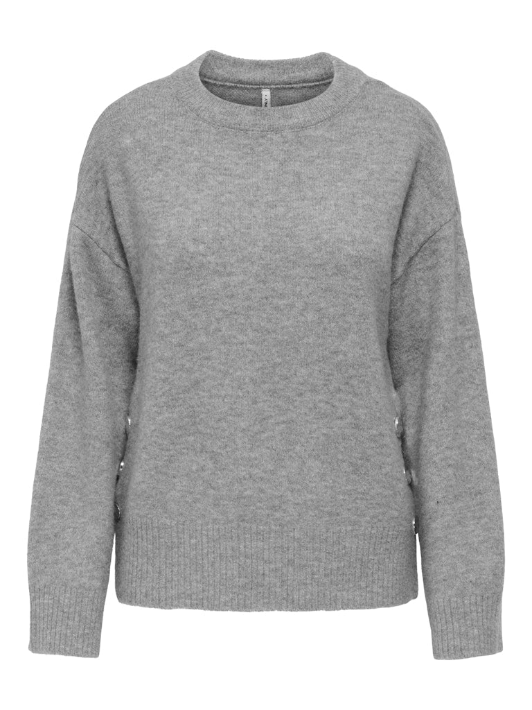 Only Damen Pullover Medium Grey Mel