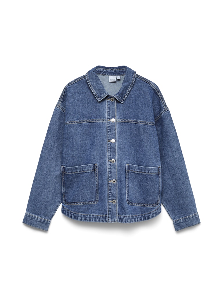 Vero Moda Damen Jeansjacken Medium Blue Den