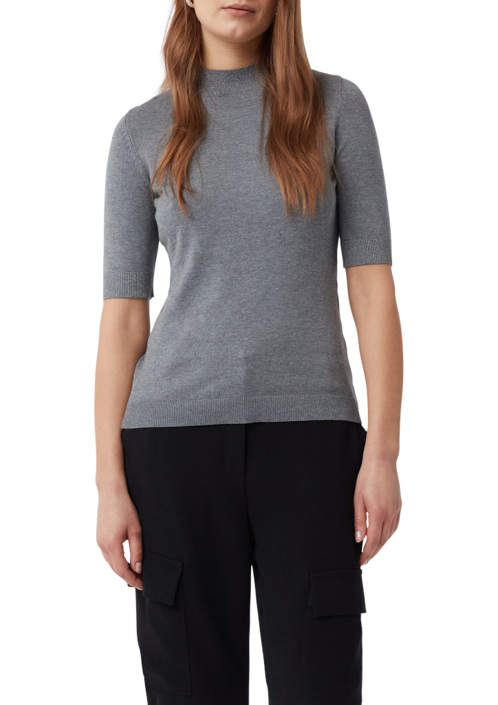 Comma Damen Pullover Grey/Black