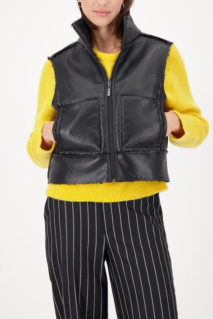 Monari Damen Outdoorwesten Schwarz