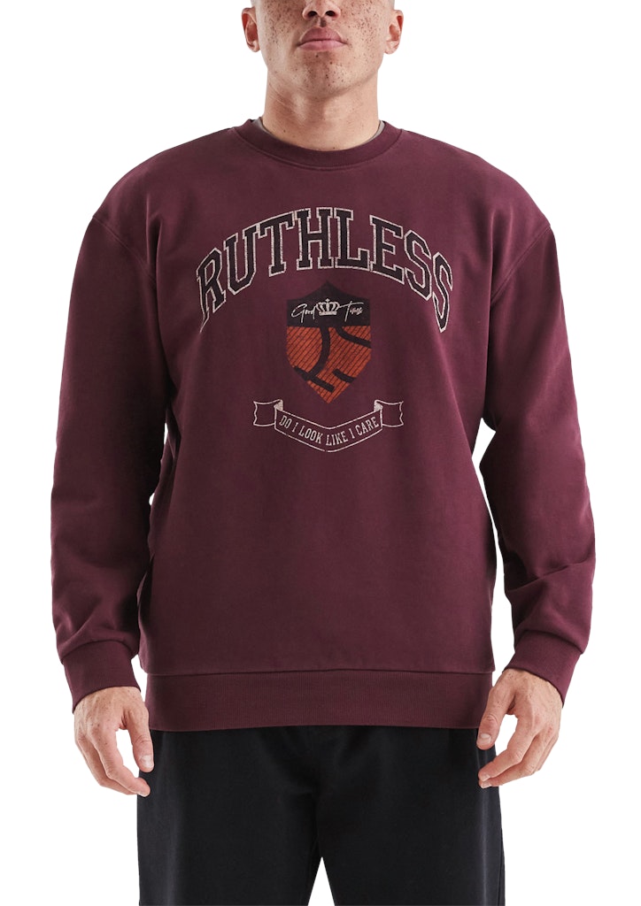 QS by S.Oliver Herren Sweatshirts Lilac/Pink