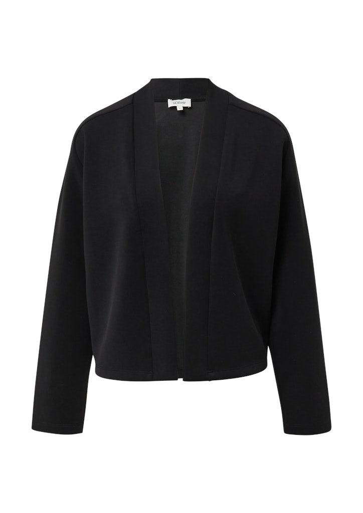 S. Oliver red Damen Sweatjacken Grey/Black