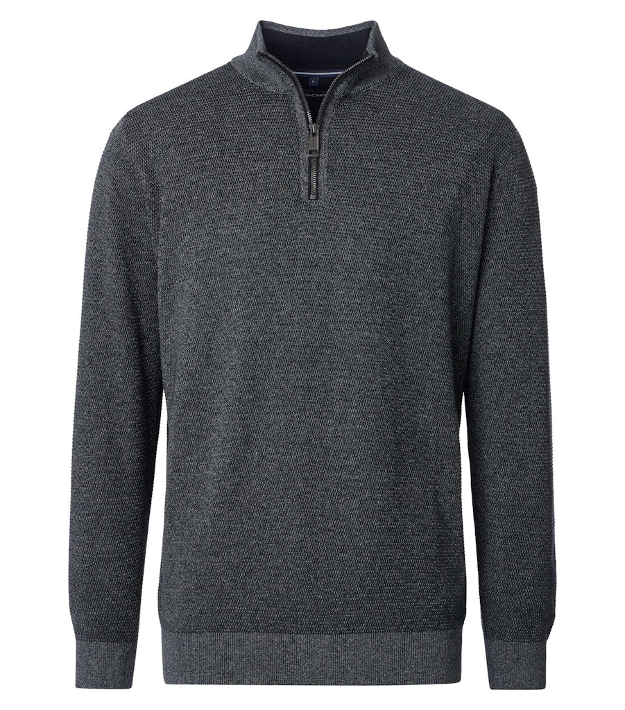 Casa Moda Herren Pullover Anthrazit