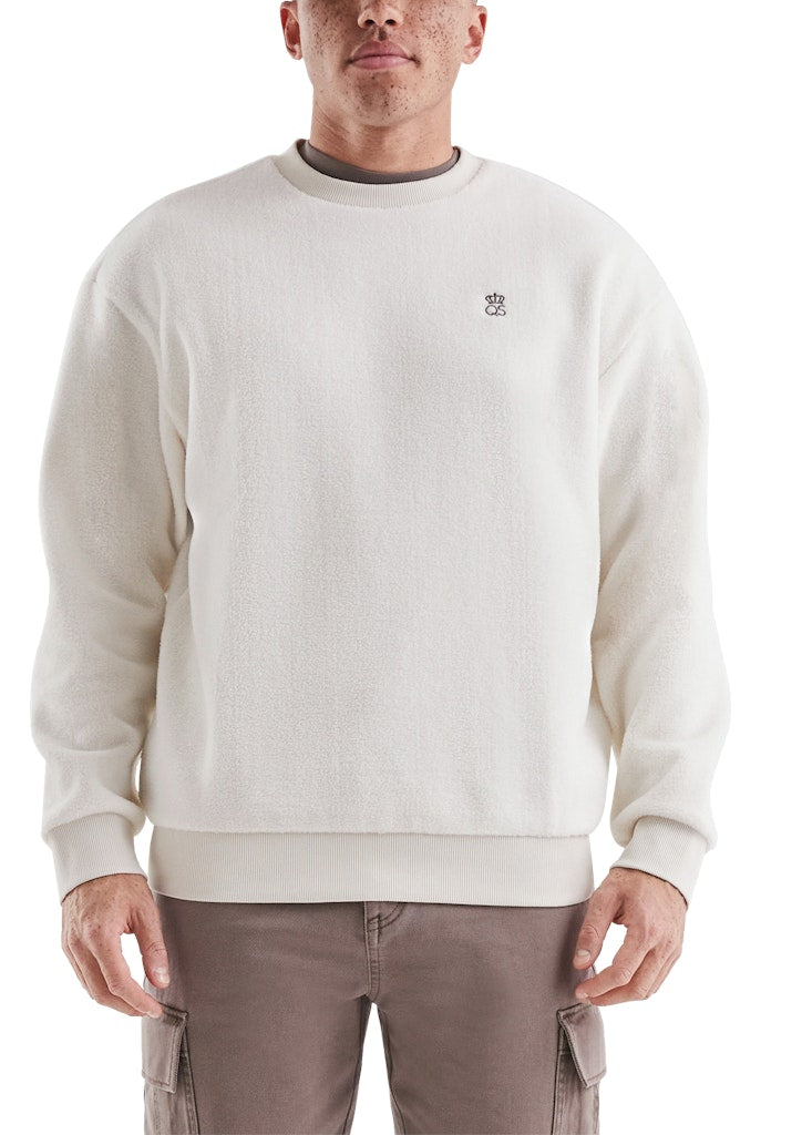 QS by S.Oliver Herren Sweatshirts White
