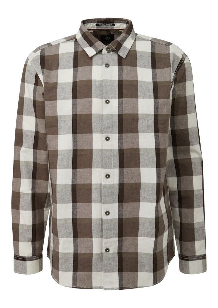 QS by S.Oliver Herren Hemden lang White