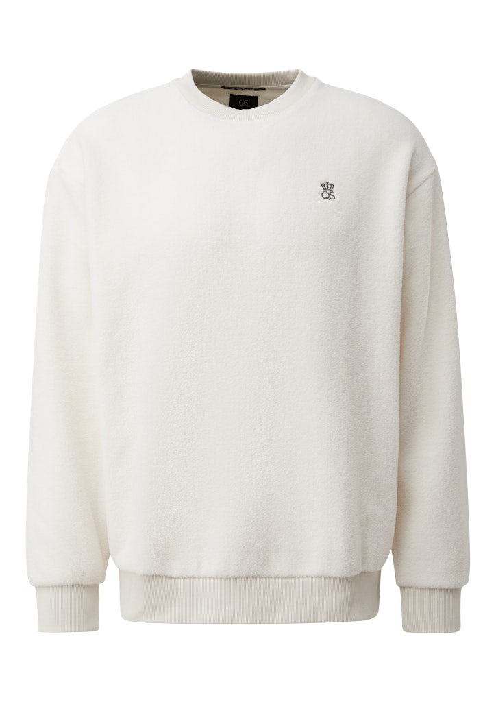 QS by S.Oliver Herren Sweatshirts White