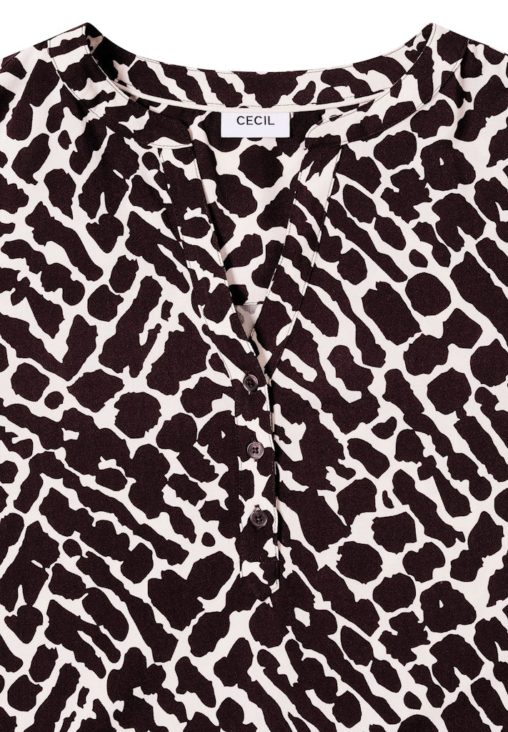 Cecil Damen Blusen Eggplant