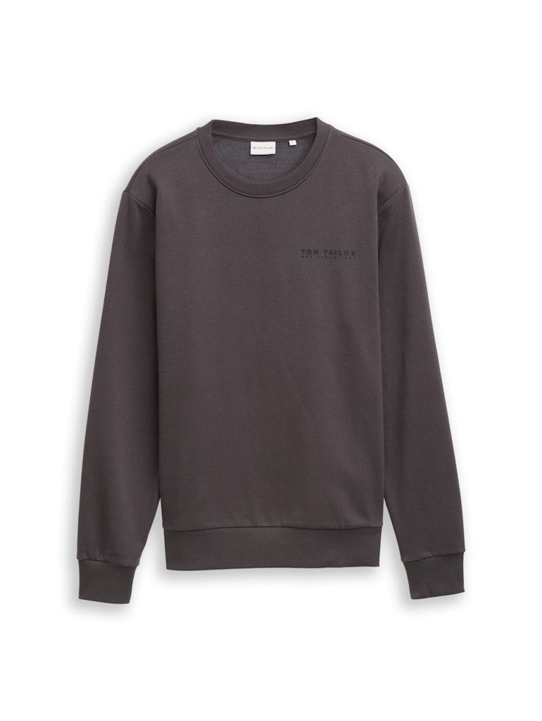 Tom Tailor Herren Sweatshirts Tarmac Grey