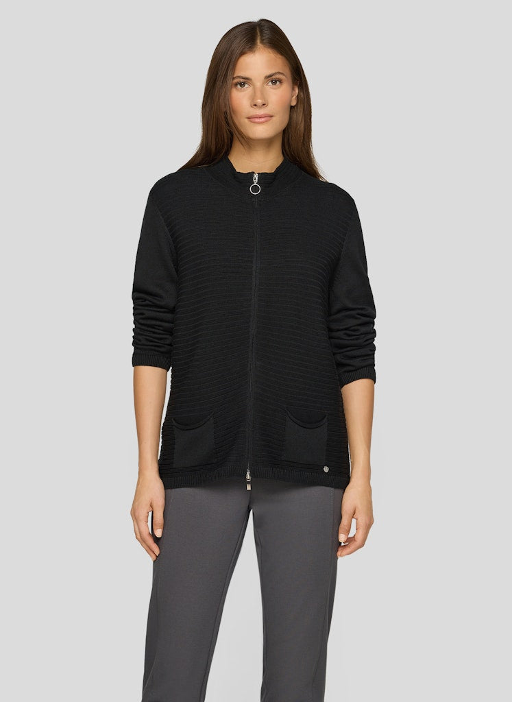 Rabe Damen Strickjacken Schwarz