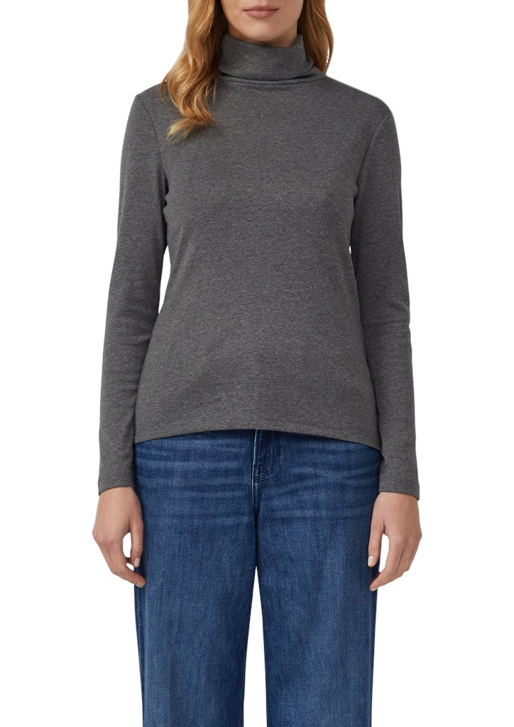 S. Oliver red Damen T-Shirts Grey/Black