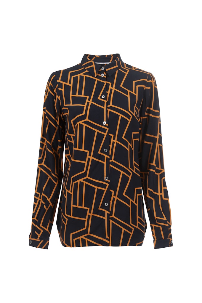 Soquesto Damen Blusen Dunkelblau