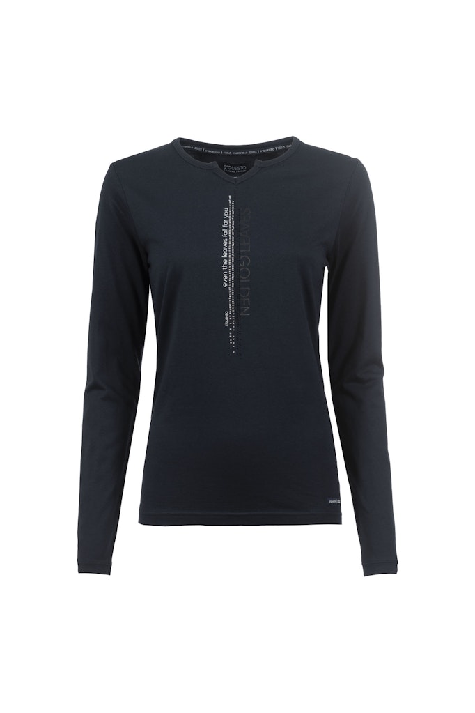 Soquesto Damen T-Shirts Dunkelblau