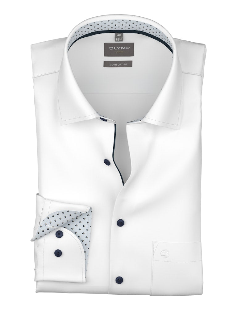 Olymp Herren Hemden lang Weiss