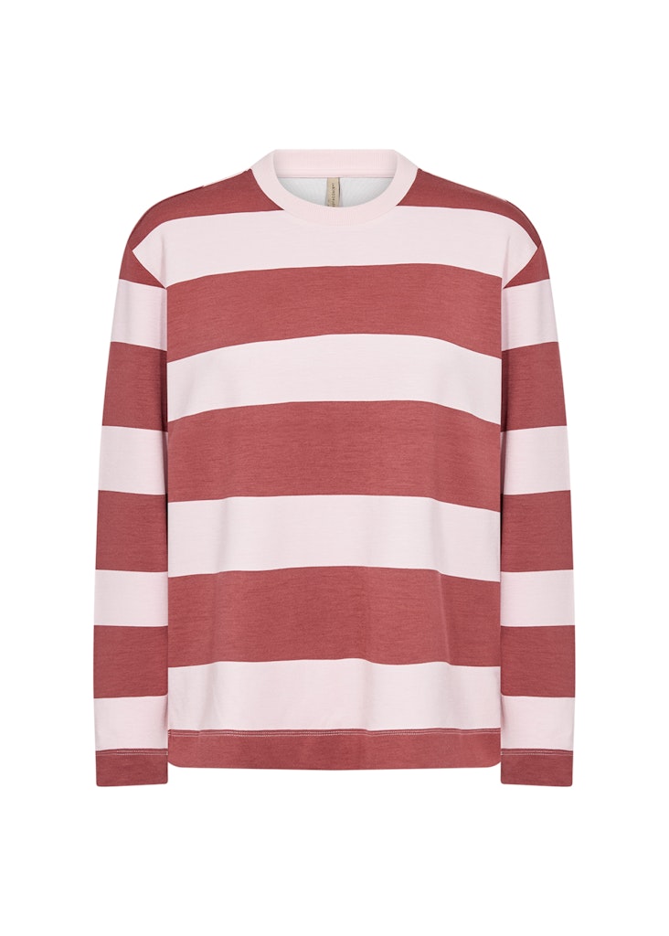 Soya Concept Damen Blusen Dk. Red Combi