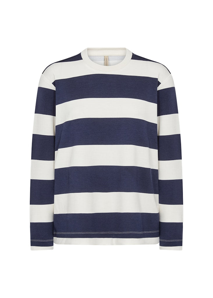 Soya Concept Damen Blusen Navy Combi