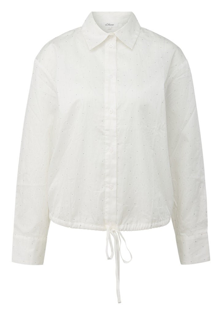 S. Oliver red Damen Blusen White