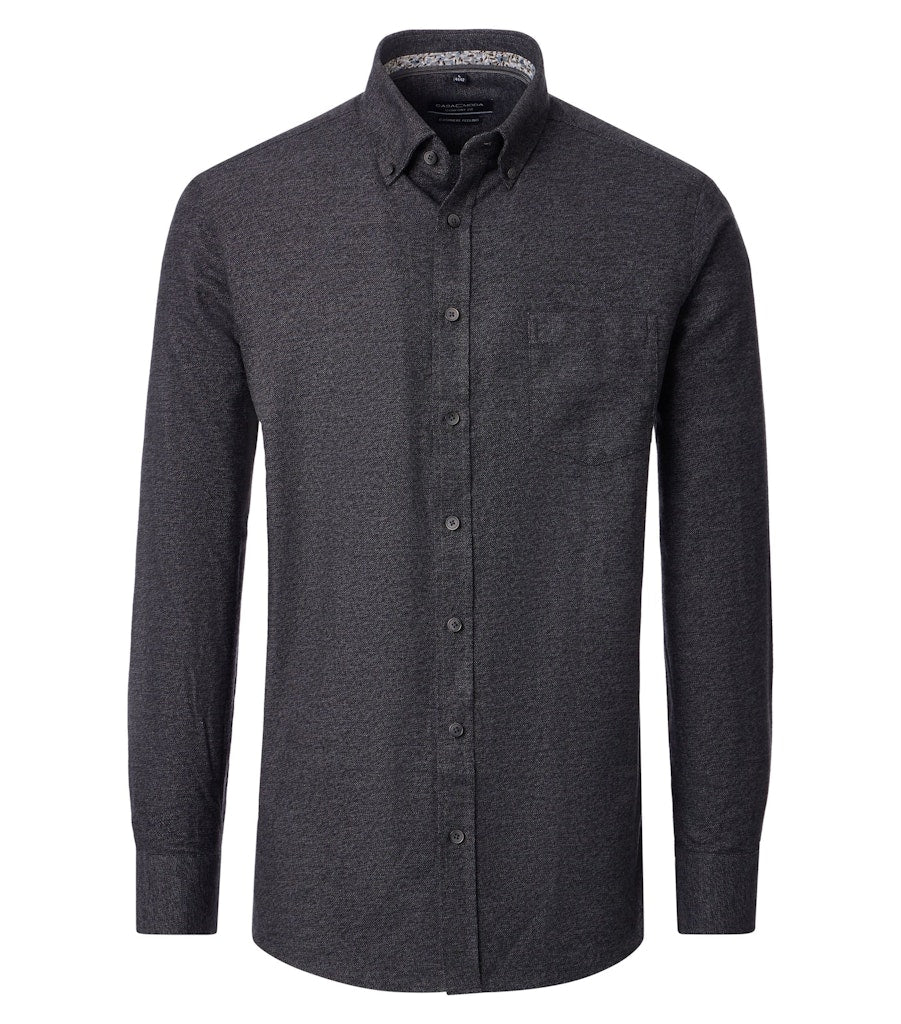 Casa Moda Herren Hemden Schwarz