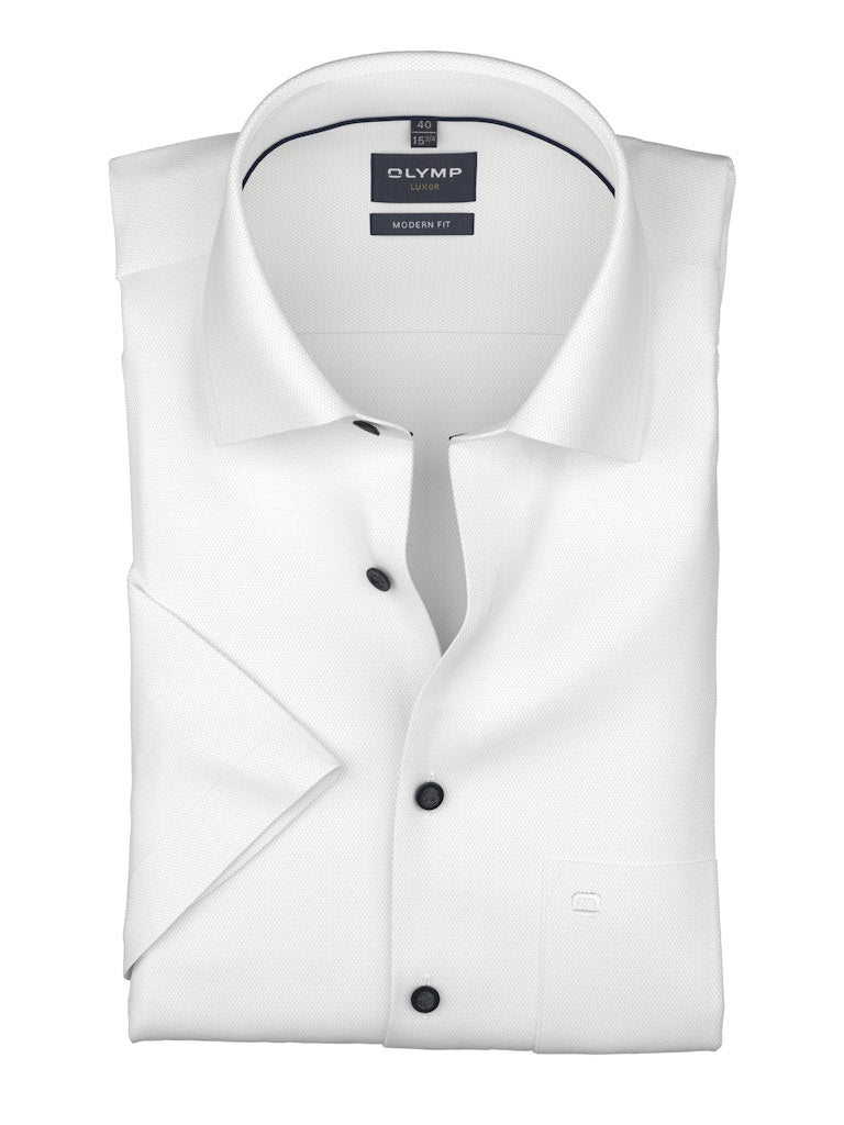 Olymp Herren Hemden kurz Weiss