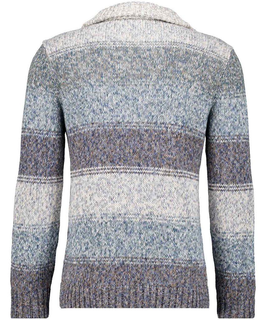 Ragman Herren Pullover Grau Melan