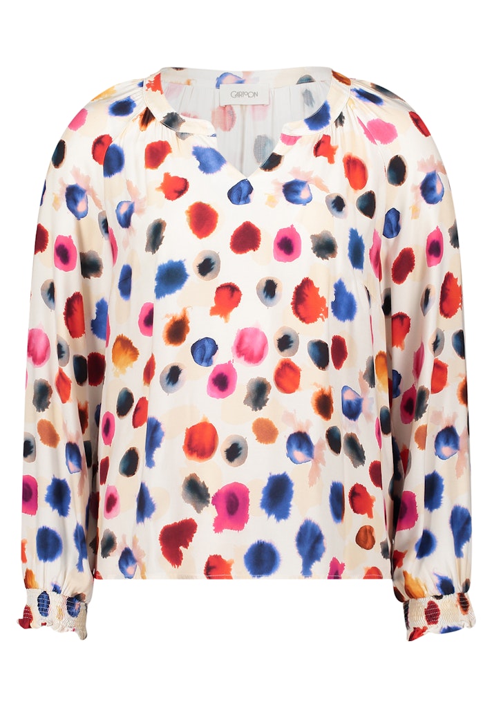 Cartoon Damen Blusen Nature/Red