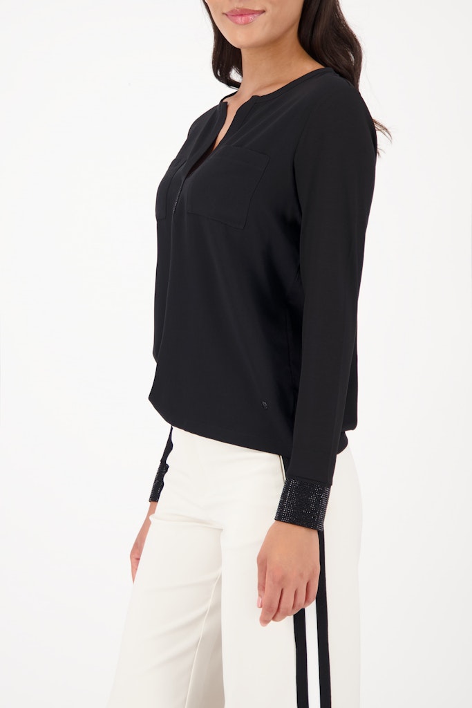 Monari Damen T-Shirts Schwarz