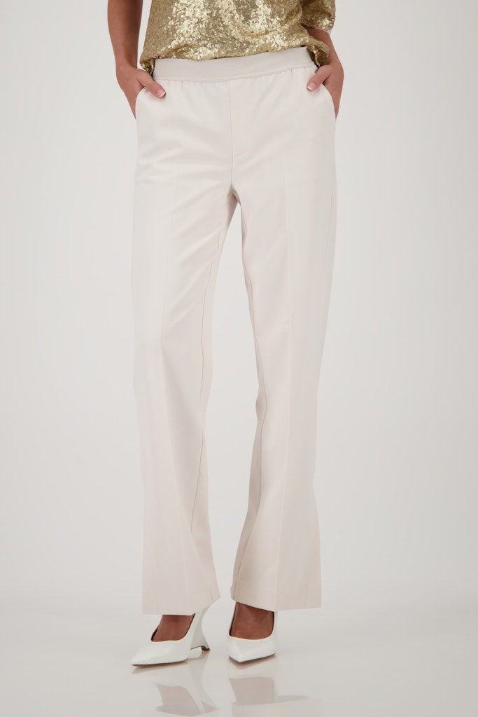 Monari Damen Hosen Almond