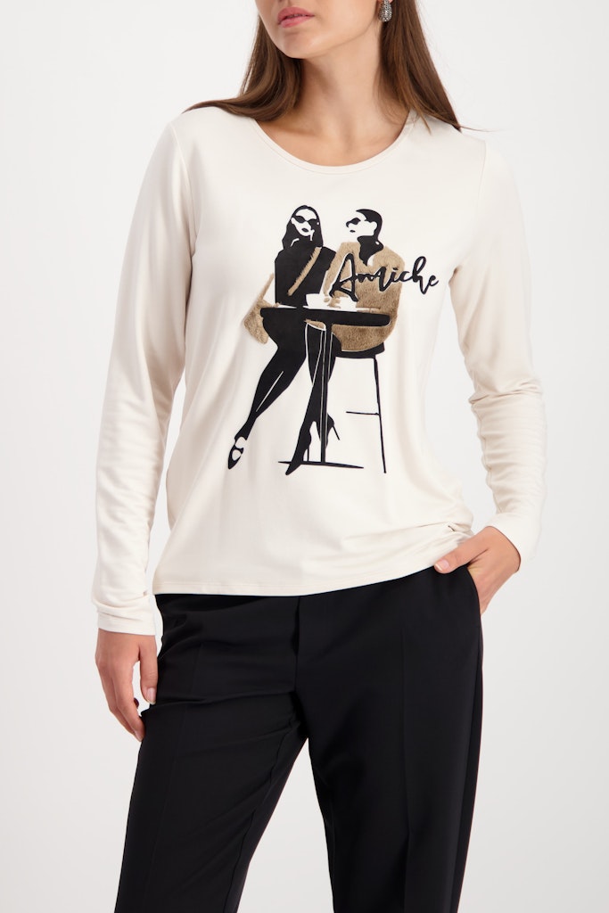 Monari Damen T-Shirts Almond