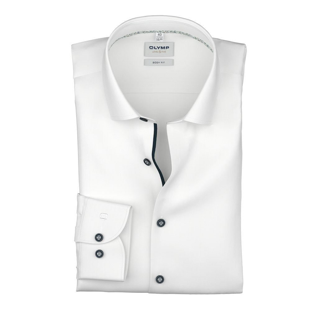 Olymp Herren Hemden lang Weiss