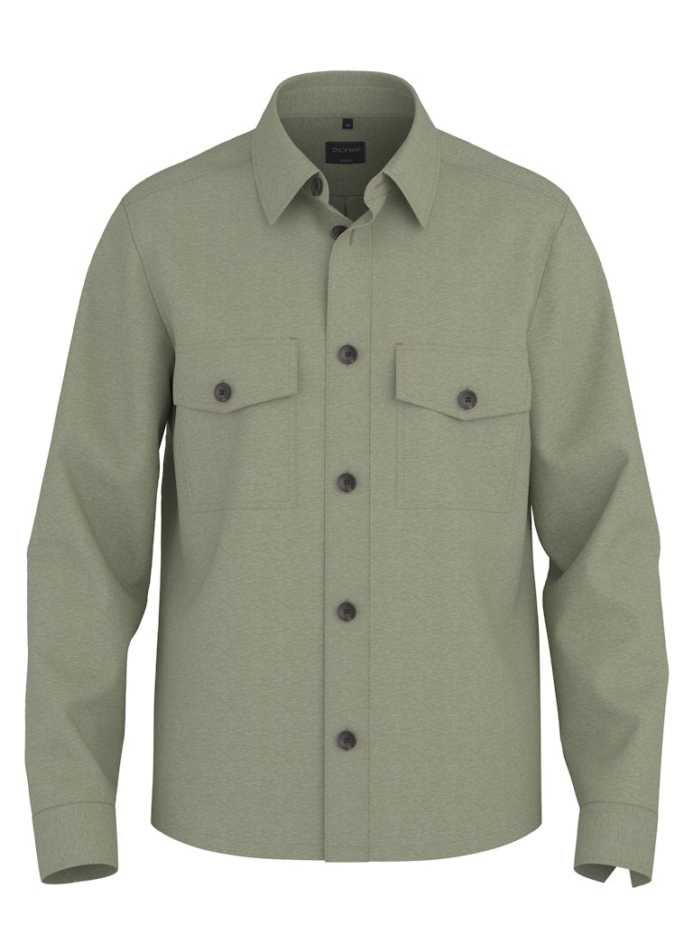 Olymp Herren Hemden Oliv