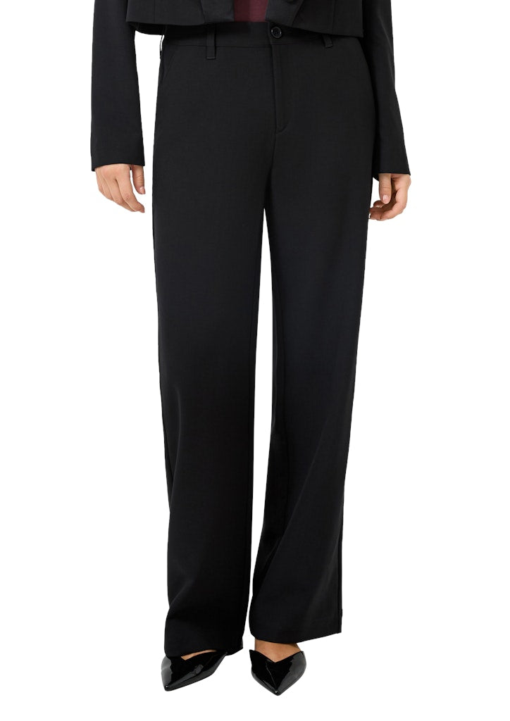 QS by S.Oliver Damen Hosen Grey/Black