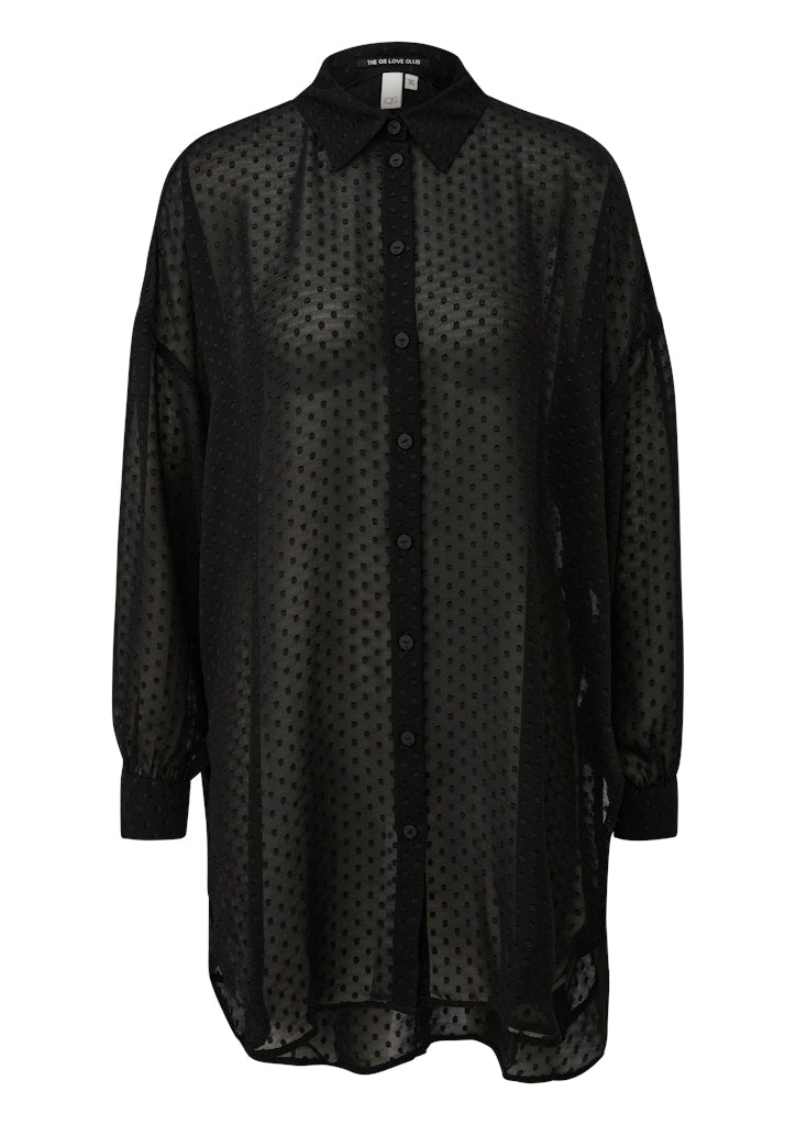 QS by S.Oliver Damen Blusen Grey/Black