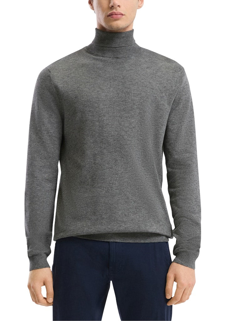 QS by S.Oliver Herren Pullover Grey/Black
