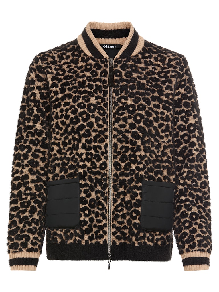 Olsen Damen Strickjacken Black