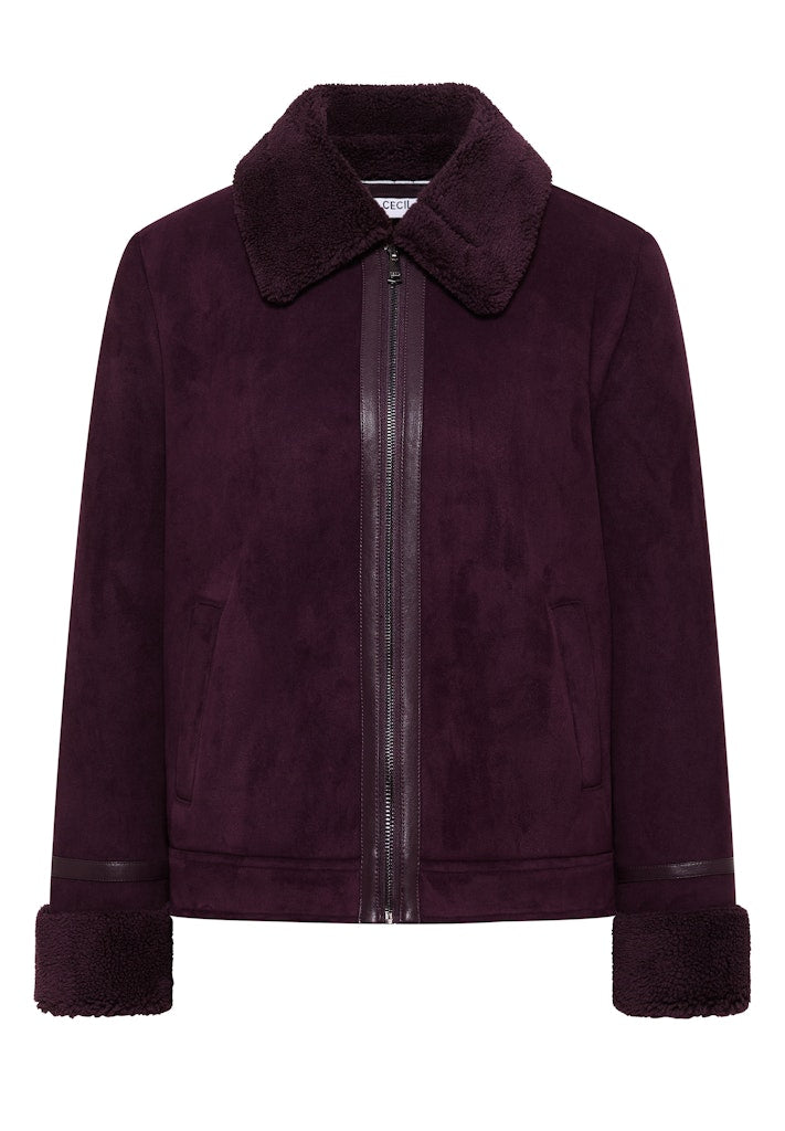 Cecil Damen Blazer Eggplant