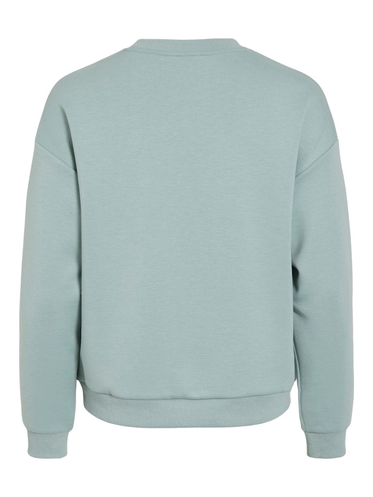 Vila Damen Sweatshirts Blue Surf