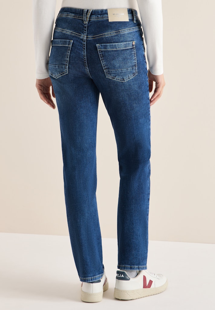 Cecil Damen Hosen Mid Blue