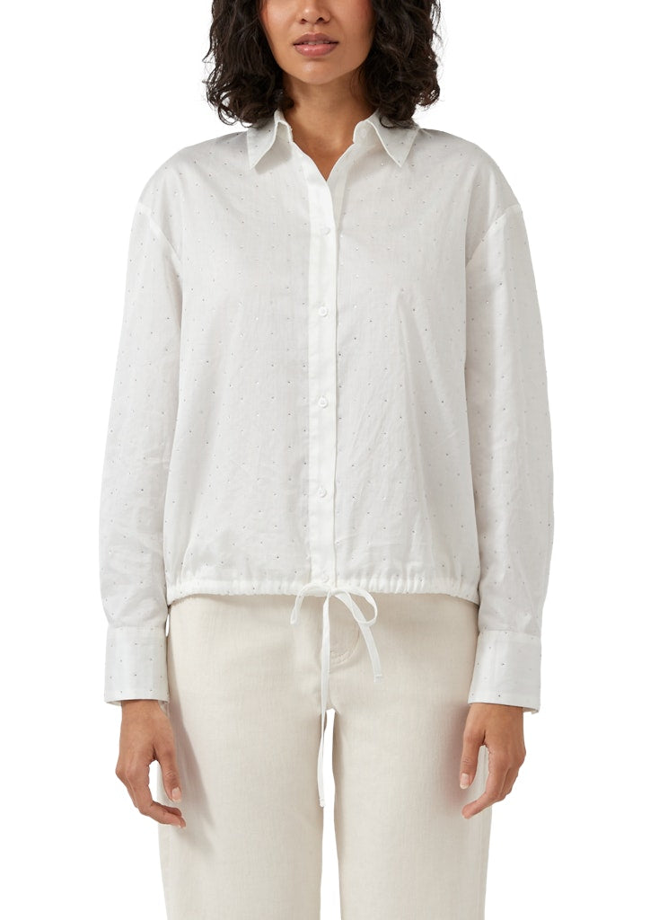 S. Oliver red Damen Blusen White