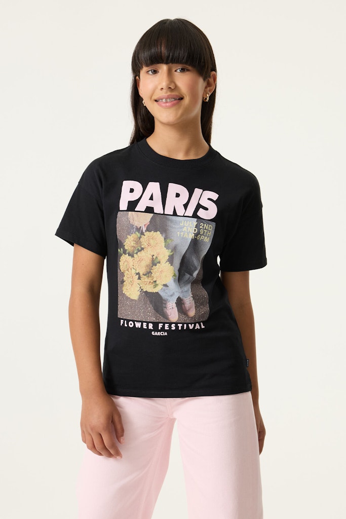 Garcia Mädchen T-Shirts & Tops Off Black