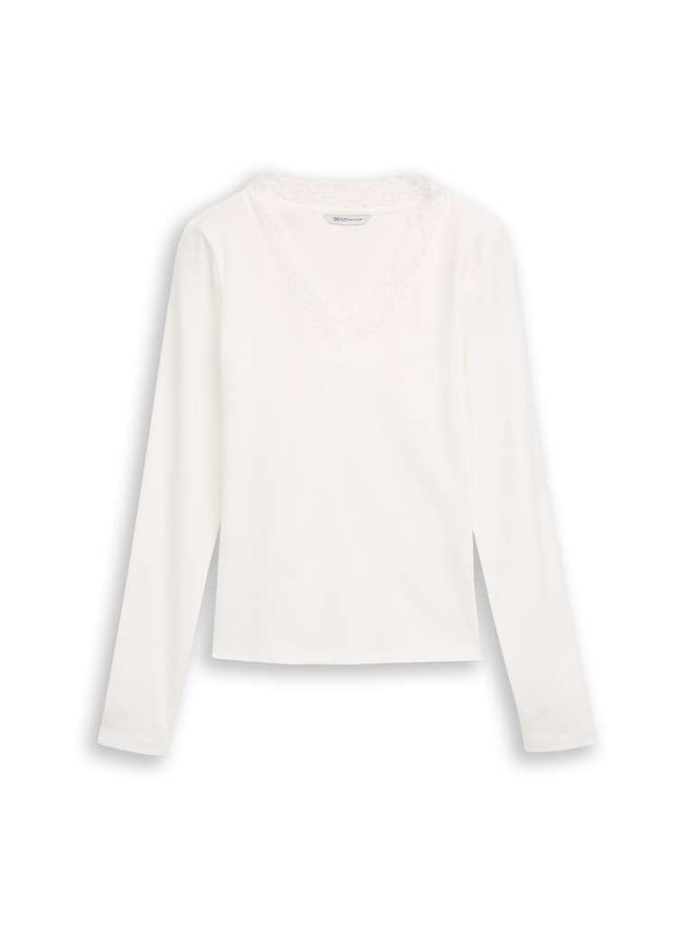 Tom Tailor denim Damen T-Shirts Off White