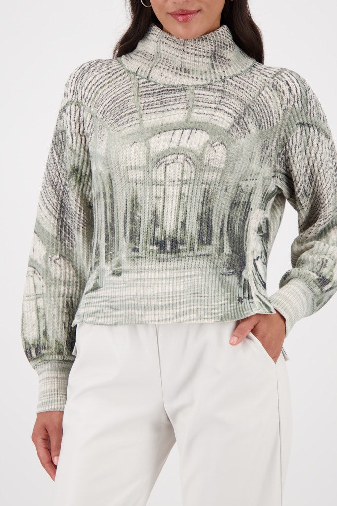 Monari Damen Pullover Sage Gemust