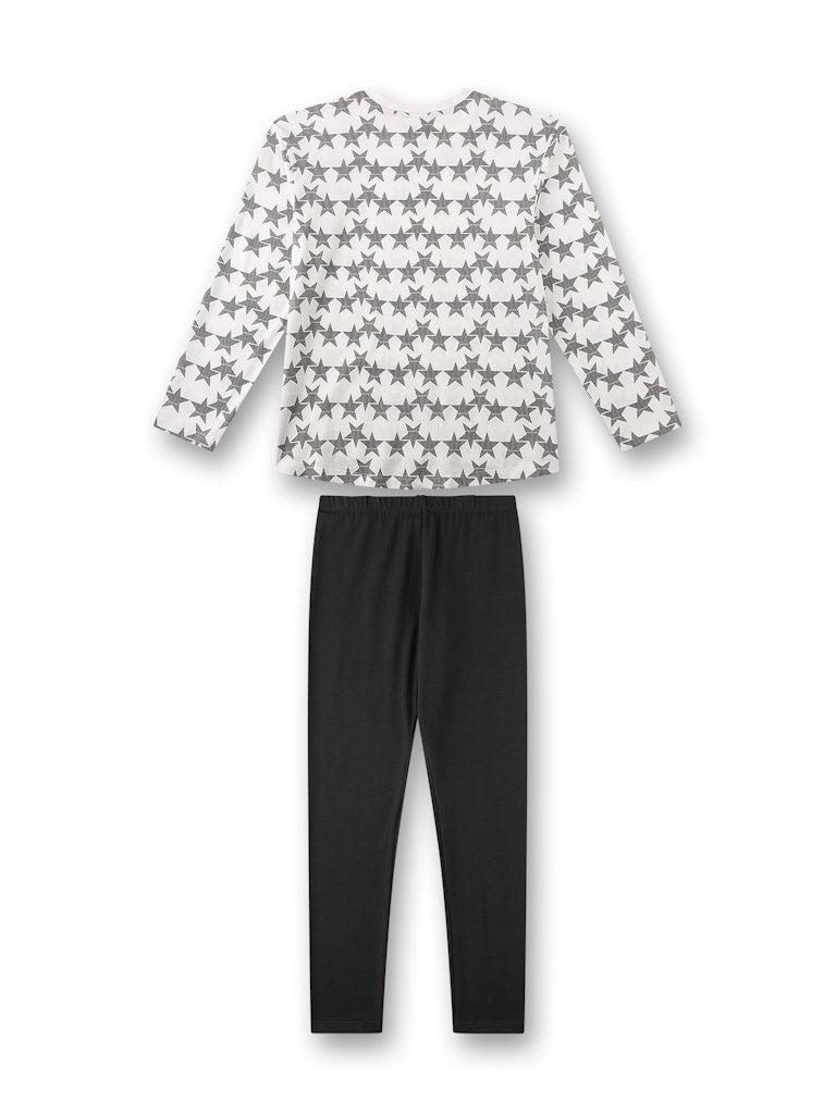 Sanetta Mädchen Nachtwäsche White Pebb