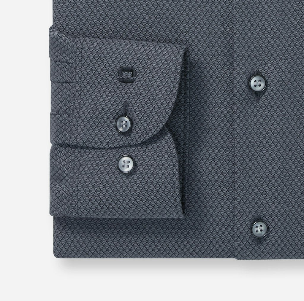 Olymp Herren Hemden lang Anthrazit