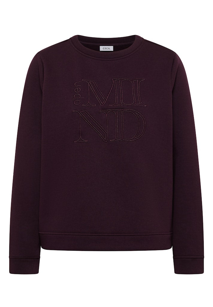 Cecil Damen Pullover Eggplant