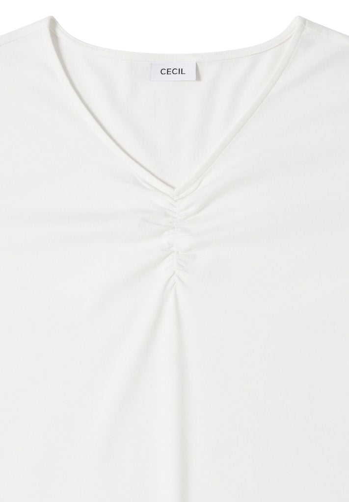 Cecil Damen T-Shirts Vanilla W