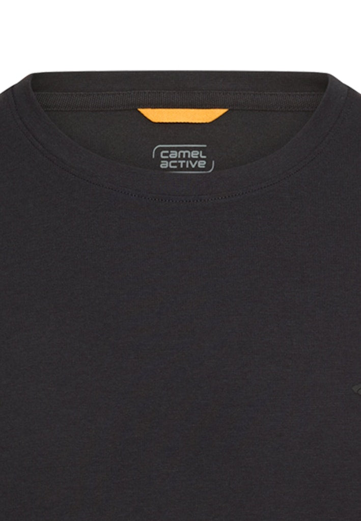Camel active Herren T-Shirts kurz Asphalt