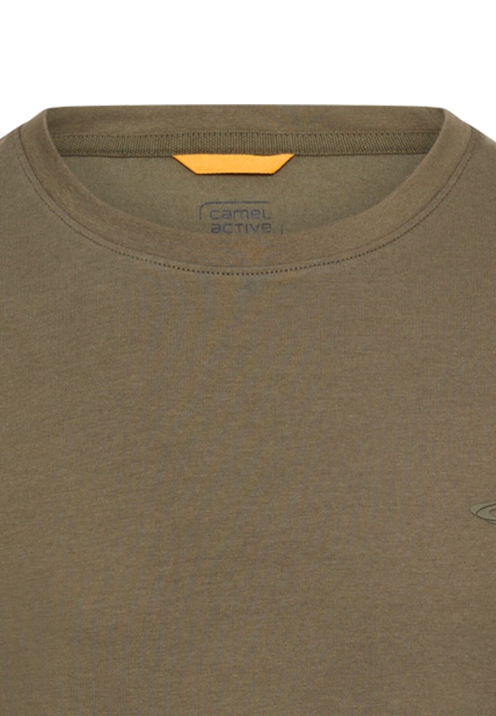Camel active Herren T-Shirts kurz Deep Olive