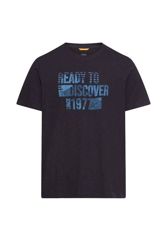 Camel active Herren T-Shirts kurz Dark Navy