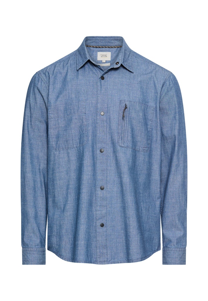 Camel active Herren Hemden Stormy Blue