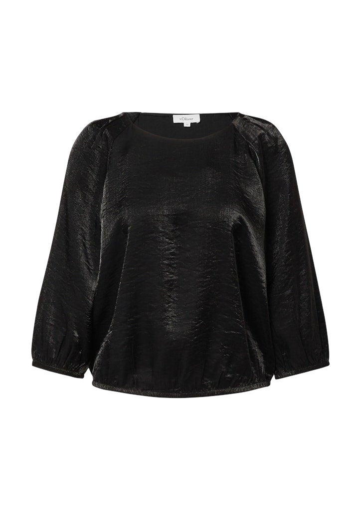S. Oliver red Damen Blusen Grey/Black