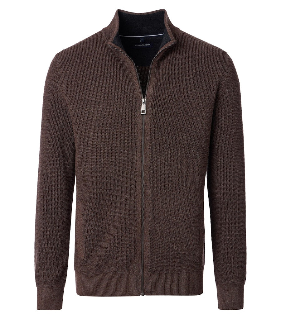Casa Moda Herren Strickjacken Braun